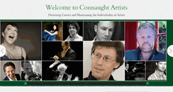 Desktop Screenshot of connaughtartists.com
