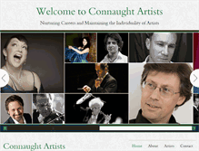 Tablet Screenshot of connaughtartists.com